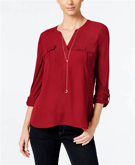 Macys petite blouses - Buy New Petite Sleeveless Tops at Macy's. Shop the Latest Petite Shirts, Blouses & Other Womens Tops Online at Macys.com. FREE SHIPPING AVAILABLE!